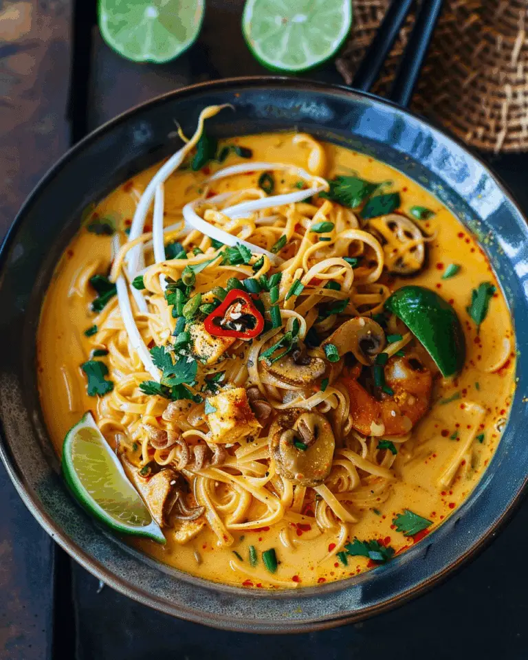 Khao Soi (Thai Coconut Noodle Soup)