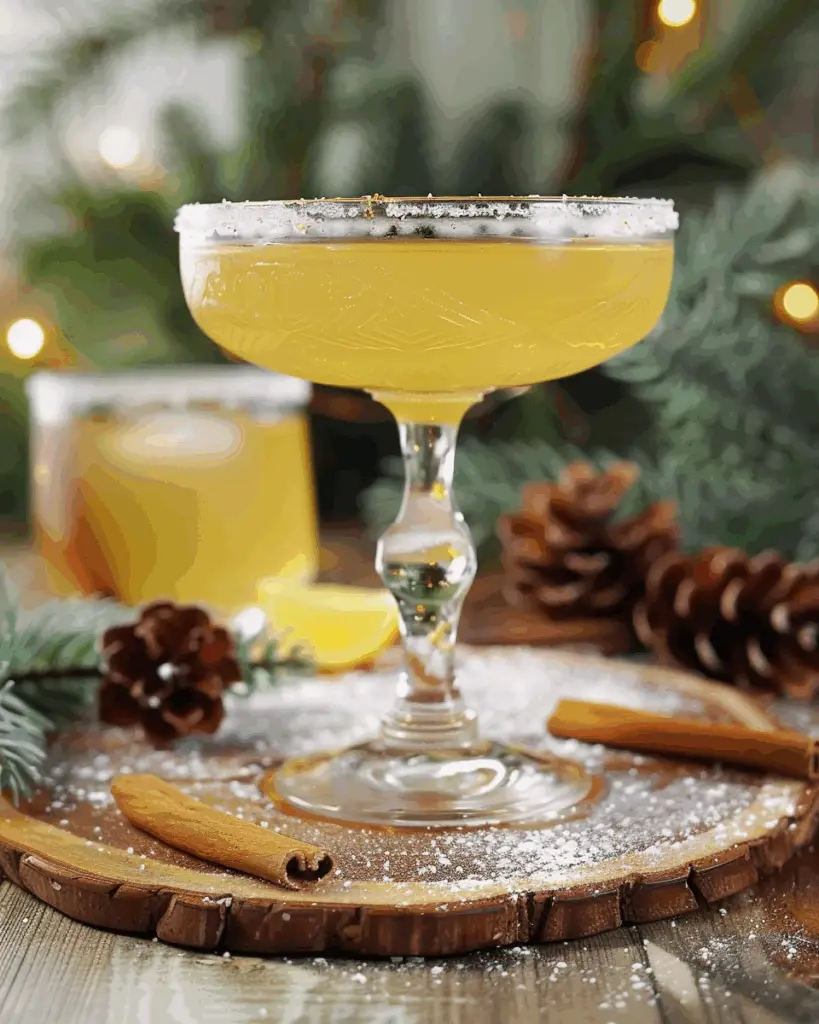 Winter Honey Sage Cocktail