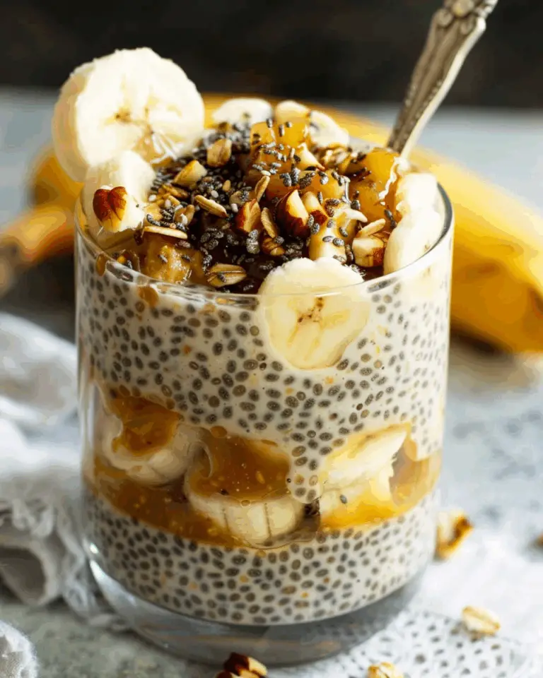 Oatmilk Banana Bread Chia Pudding (Overnight Chia Pudding)