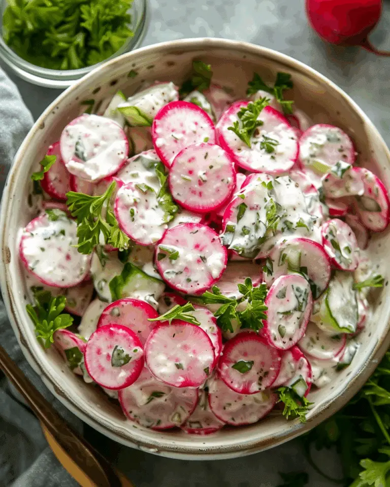 Creamy Radish Salad