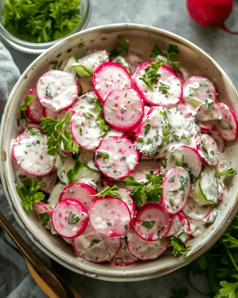 Creamy Radish Salad