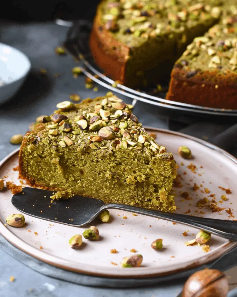 Flourless Pistachio Cake