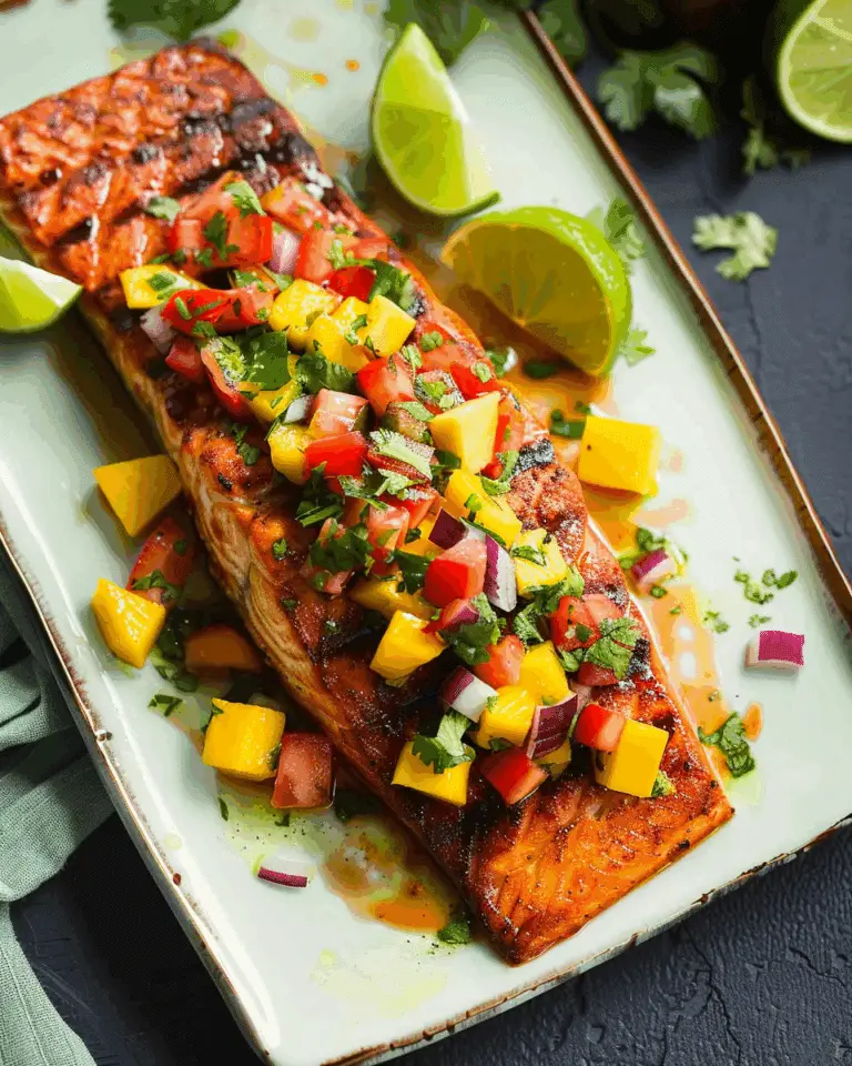 Salmon with Mango Salsa