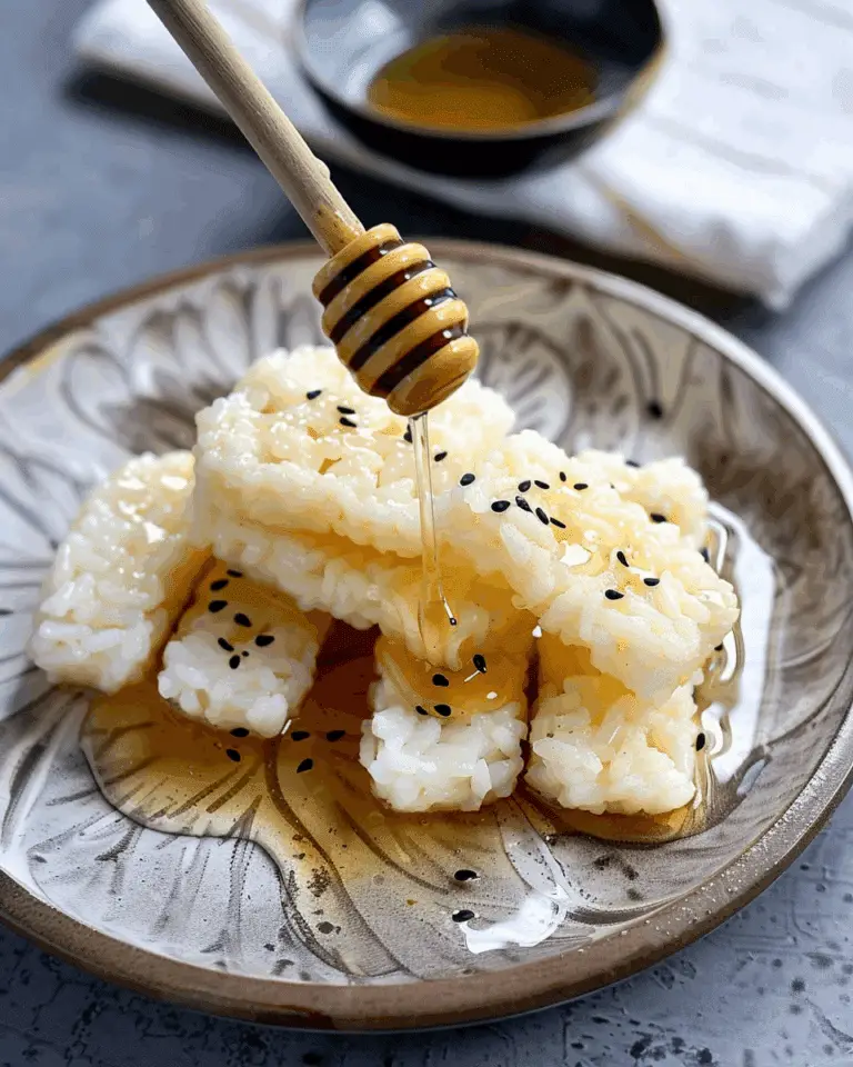 Korean Rice Cakes with Honey