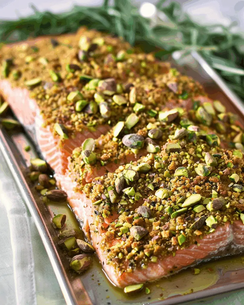 Pistachio Crusted Salmon