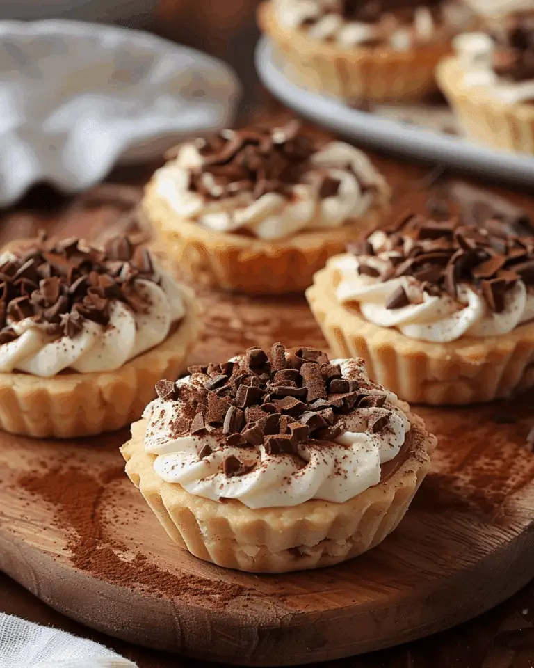 Tiramisu Tartlets (A Delightful Italian Treat)