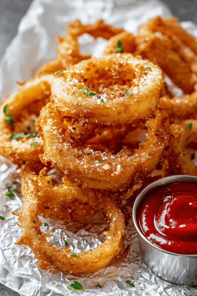 Crispy Air Fryer Onion Rings