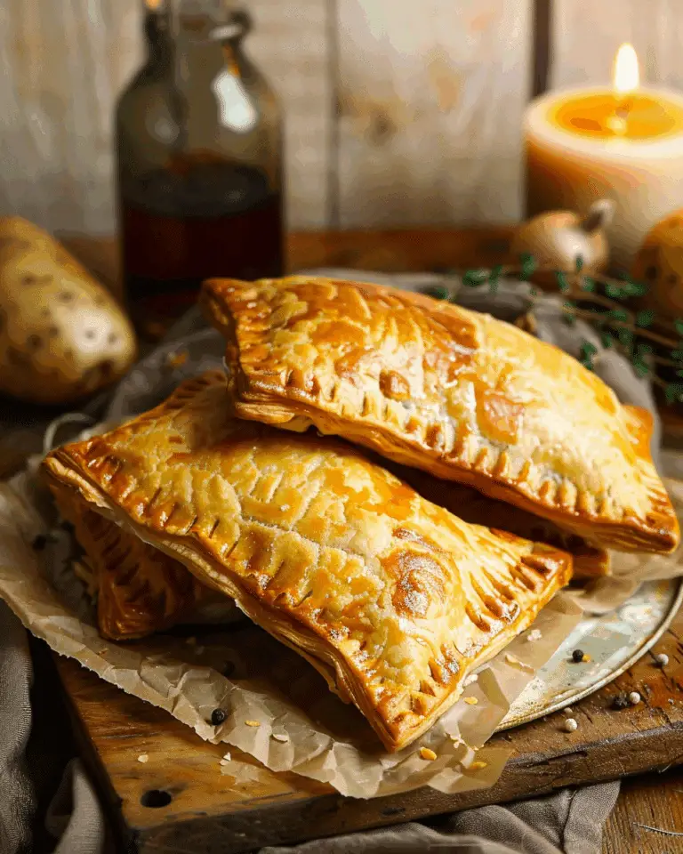 Cheese Onion and Potato Hand Pie