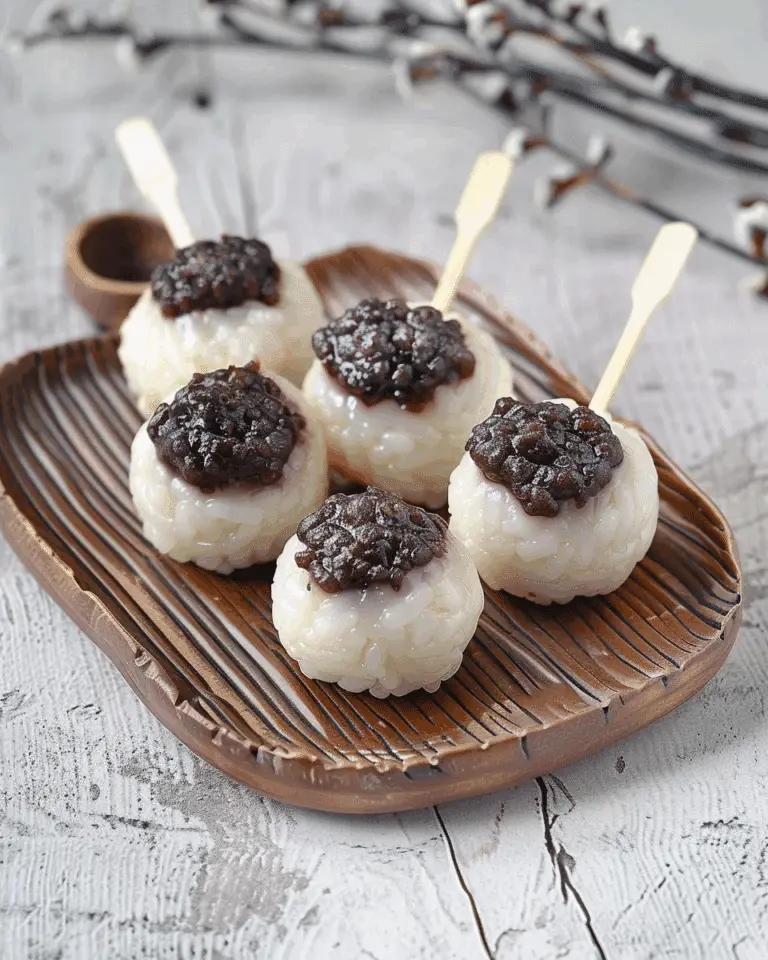 Dango with Red Bean Paste