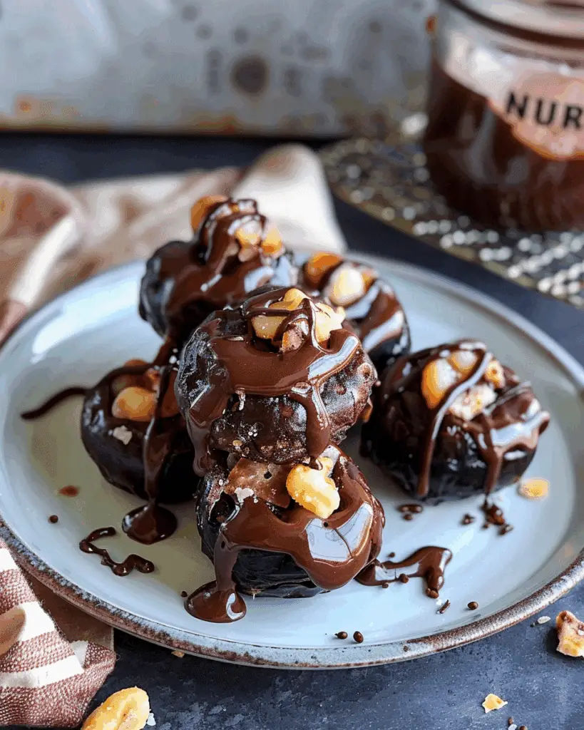 Nutella Stuffed Dates