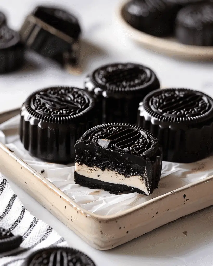 Oreo Cheesecake Mooncakes
