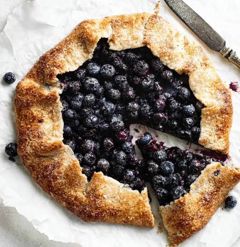 Summer Fresh Blueberry Crostata