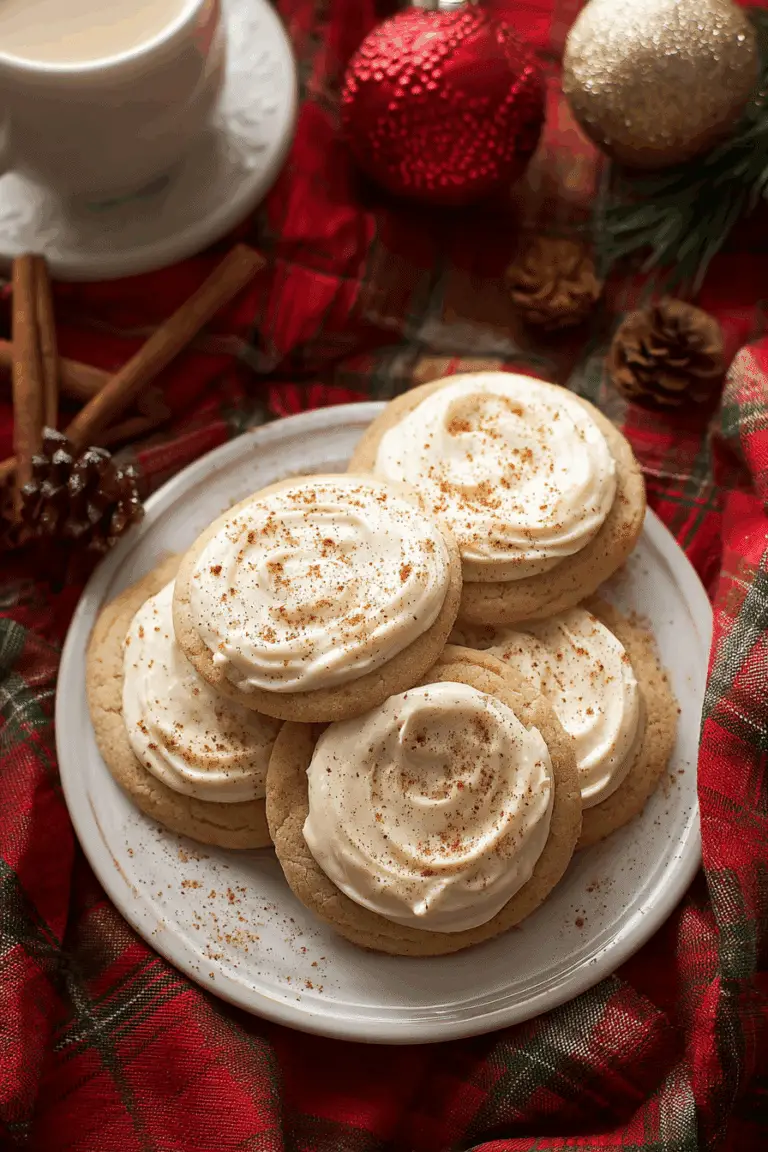 Eggnog Cookies