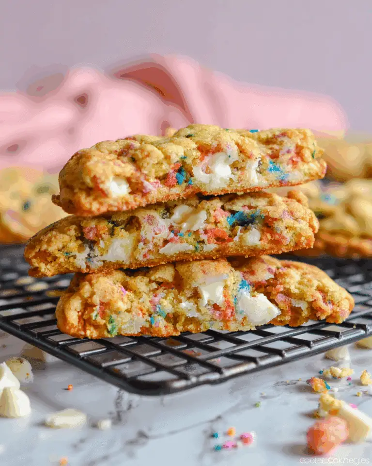 Levain Bakery-Style Fruity Pebble Cookies