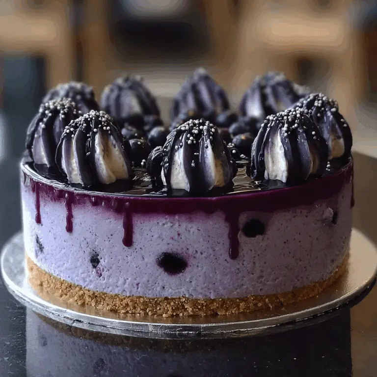 Ravenclaw Midnight Blueberry Cheesecake