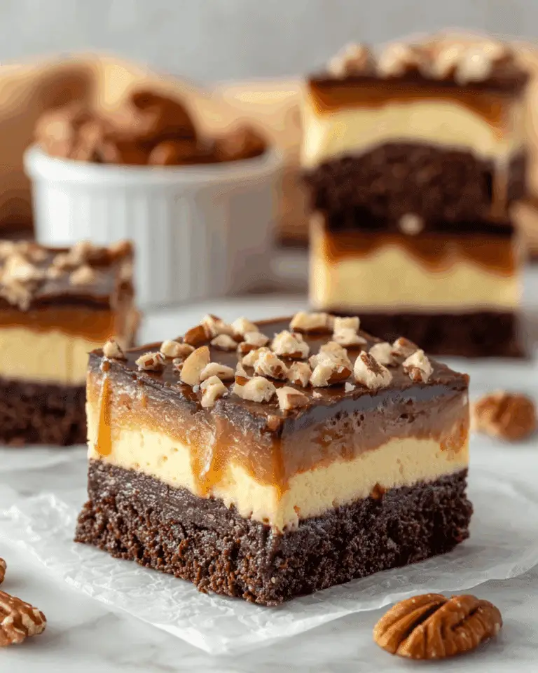 Easy Cheesecake Brownies with Swirls of Chocolate Bliss