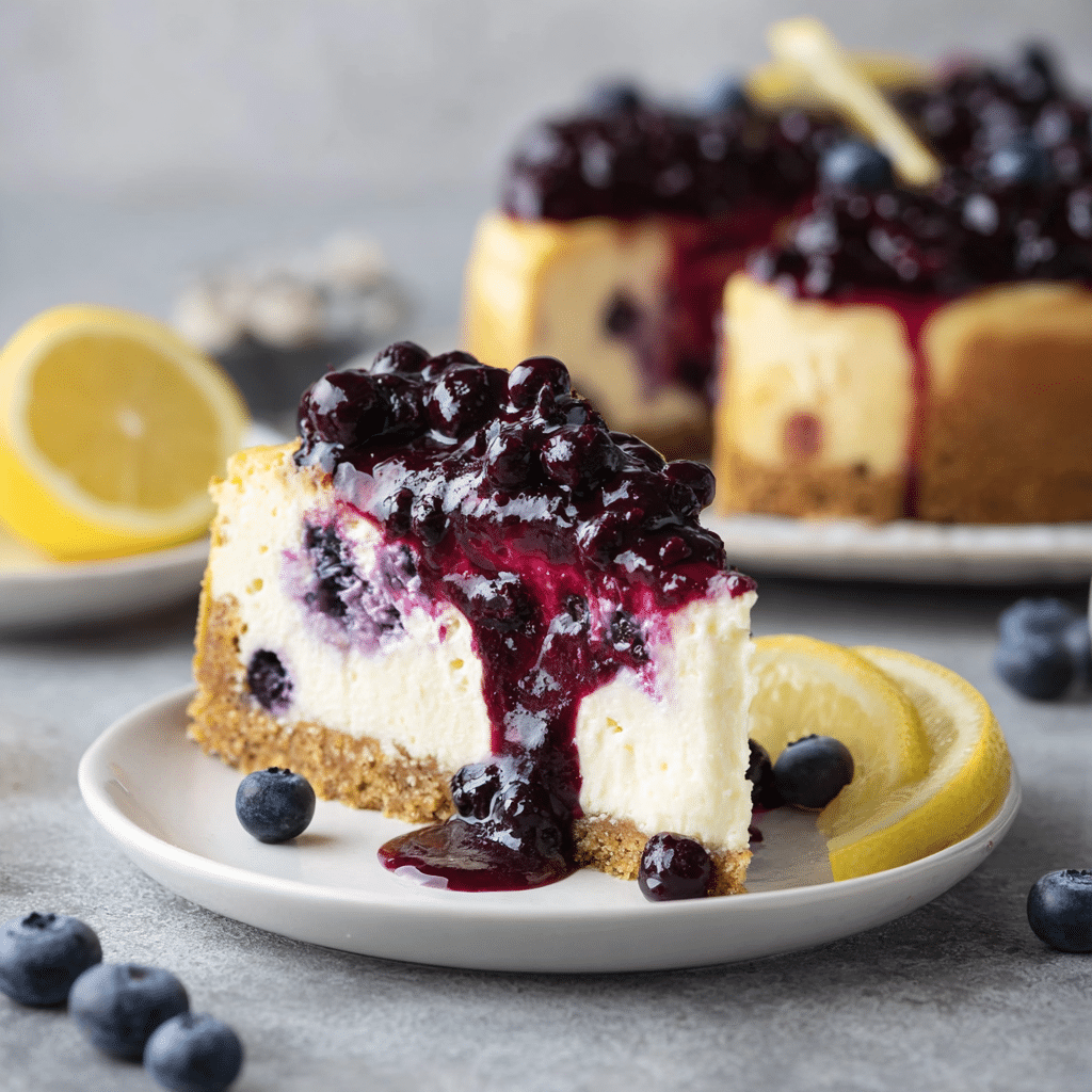 Lemon Blueberry Cheesecake
