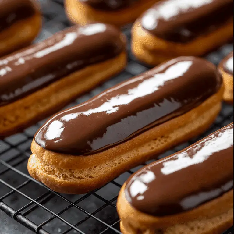 Homemade Coffee Éclairs