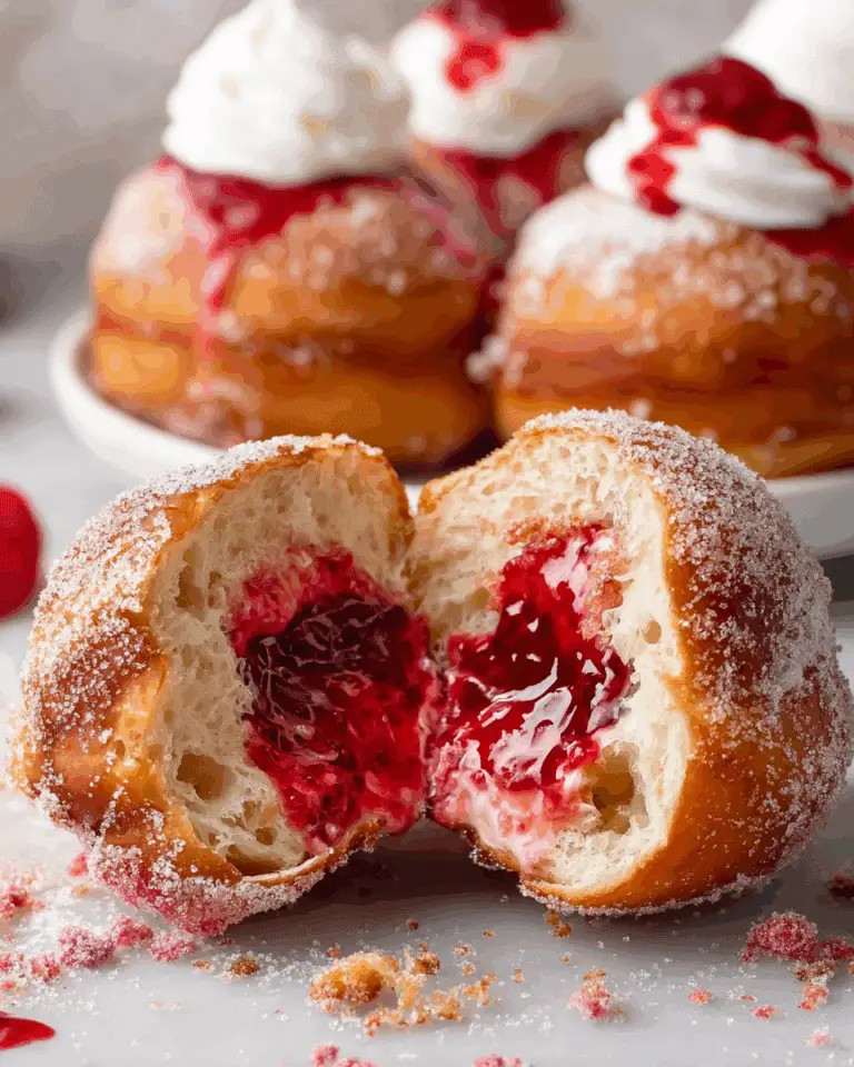 Gluten Free Raspberry Doughnuts