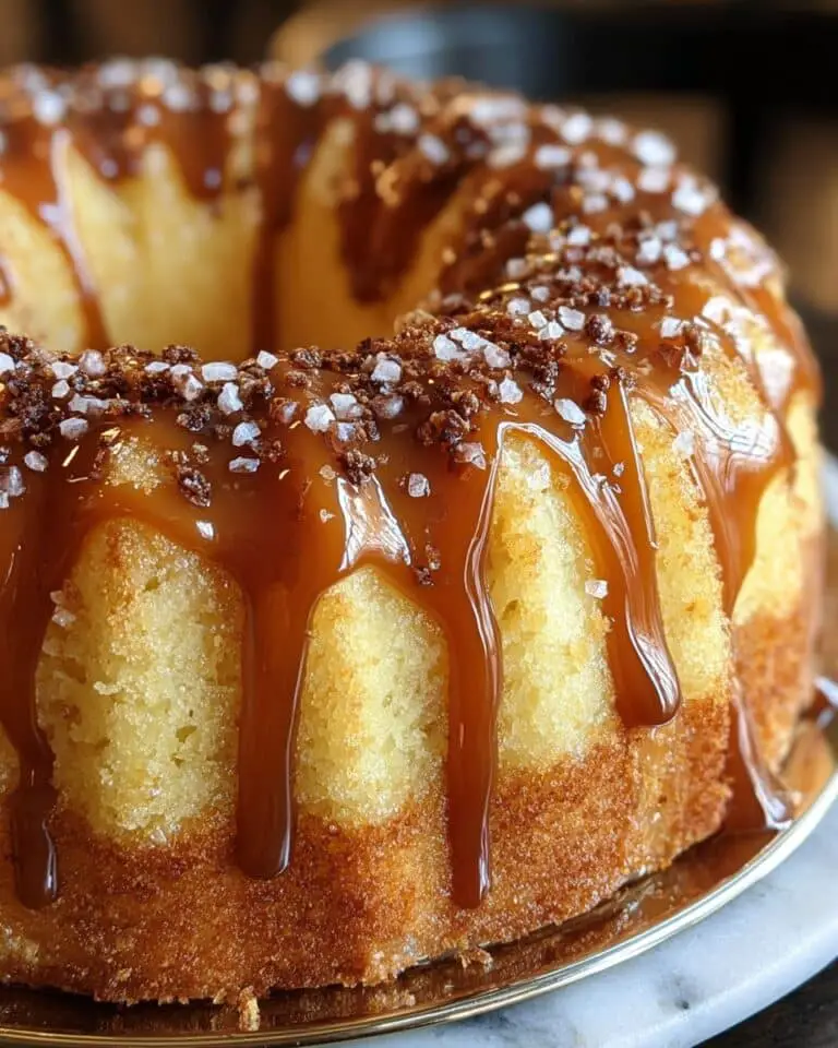 Southern Charm Salted Caramel Kentucky Butter Cake