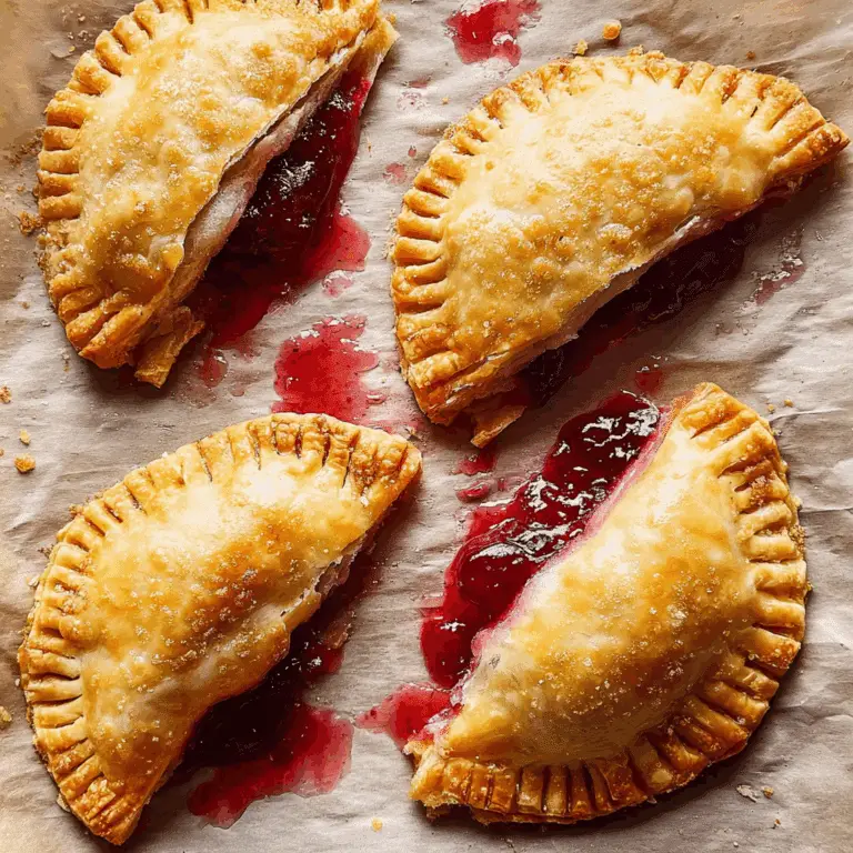Irresistible Sour Cherry Hand Pies: A Sweet Delight