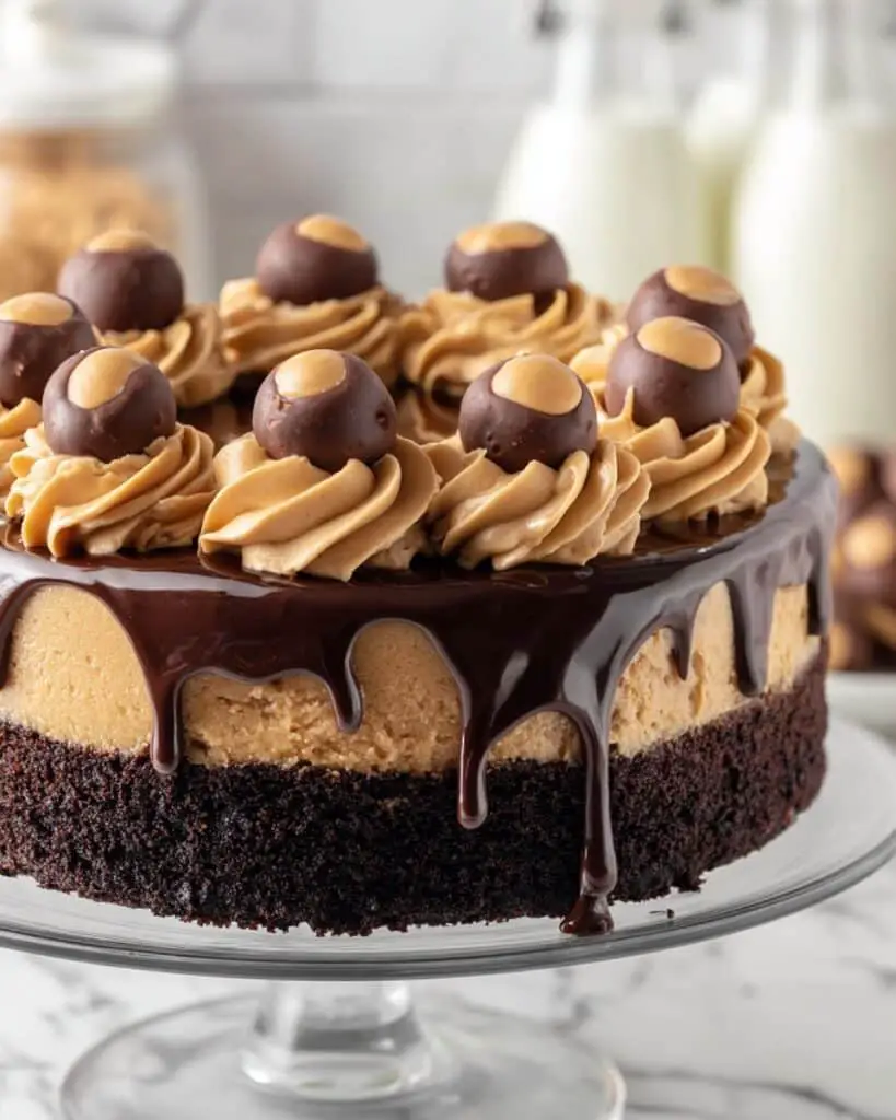 Chocolate Peanut Butter Cheesecake