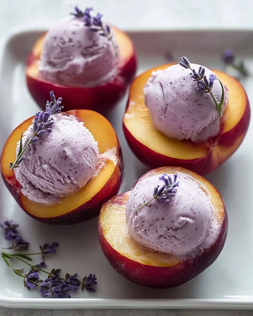 Lavender Honey Peach Cups – An Elegant Summer Dessert