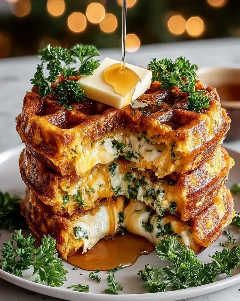 Cheddar Jalapeño Cornbread Waffles: A Flavorful Twist on a Classic