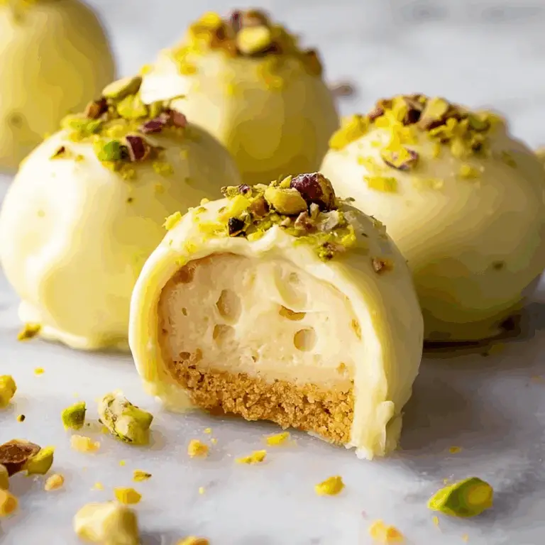 Lemon Pistachio Truffles Recipe – Easy White Chocolate Citrus Candy