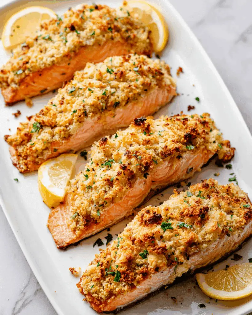 Crab Stuffed Salmon