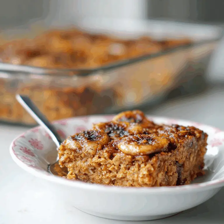 Pumpkin Pie Baked Oatmeal