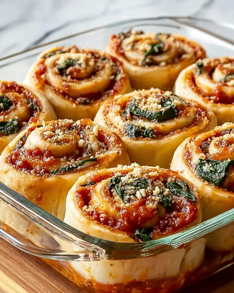 Vegan Caramelized Onion & Spinach Pizza Rolls