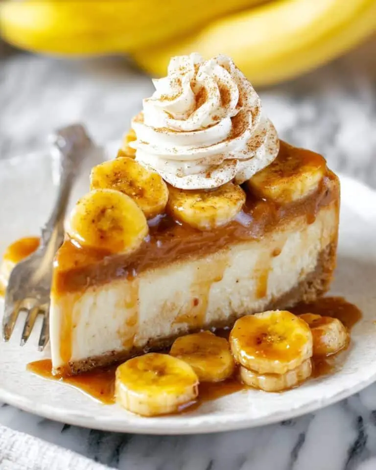 Bananas Foster Cheesecake