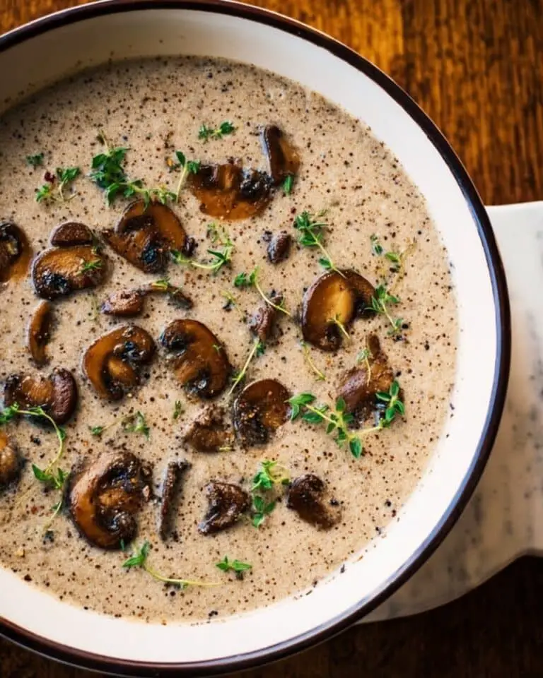 Mushroom and Brie Soup