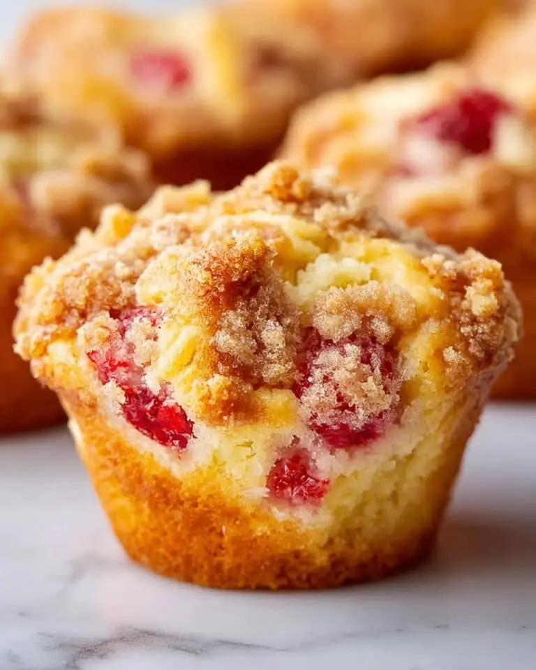 Moist & Tangy Rhubarb Muffins with Greek Yogurt
