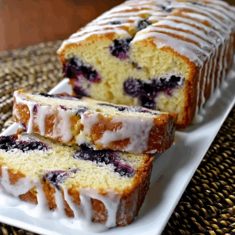 Blueberry Lemon Yogurt Cake
