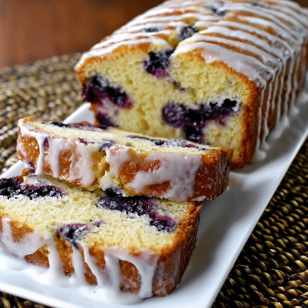 Blueberry Lemon Yogurt Cake