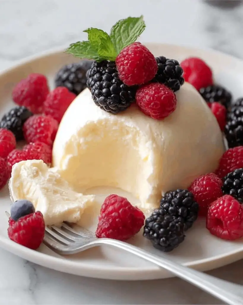 Bavarian Cream and Berries