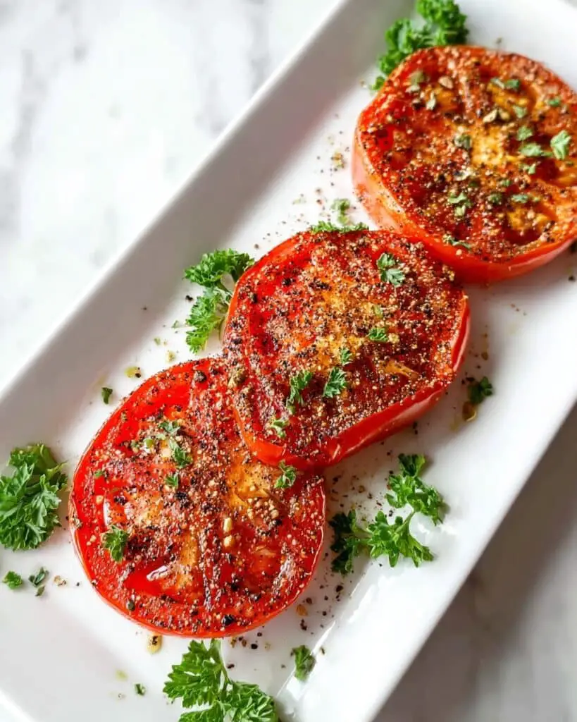 Air Fryer Roasted Roma Tomatoes