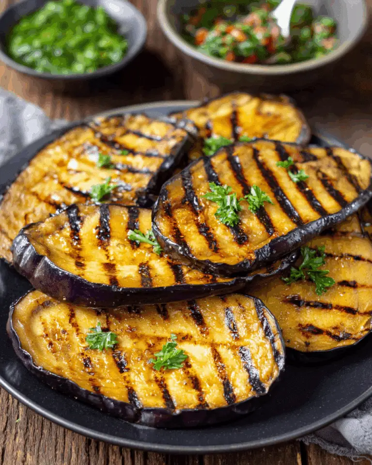 The Perfect BBQ Eggplant Steaks