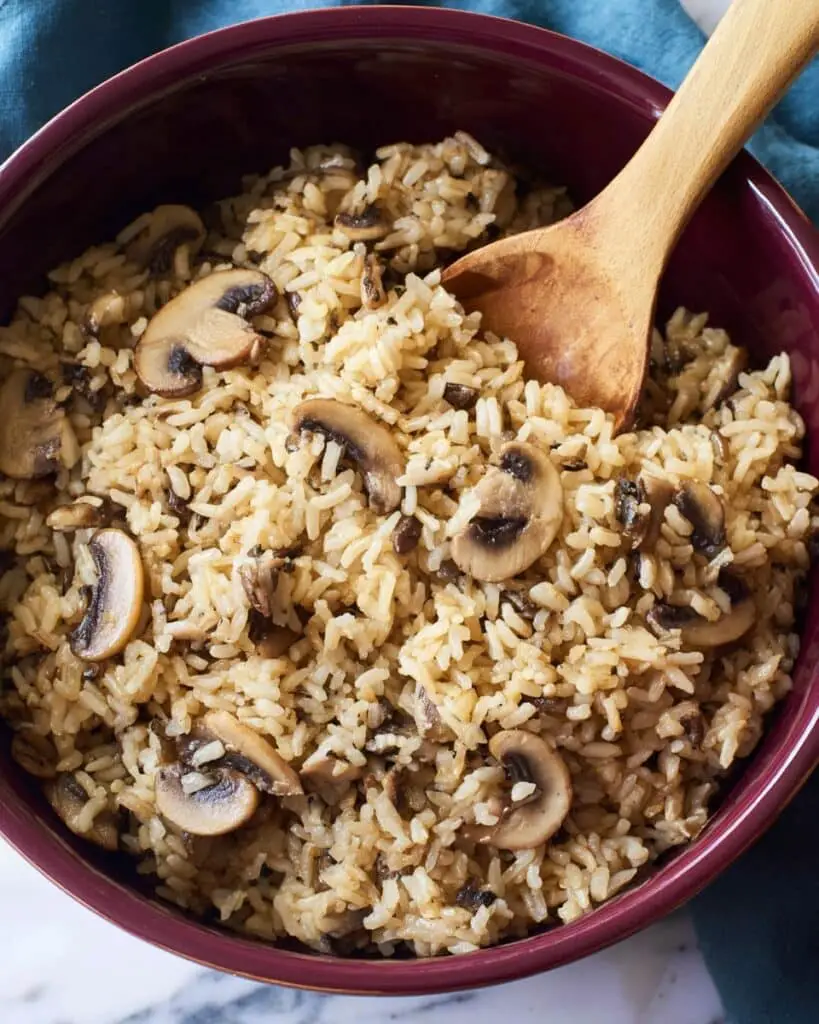 Mushroom Rice Pilaf