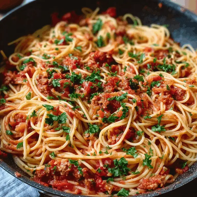Easy Tuna & Tomato Pasta