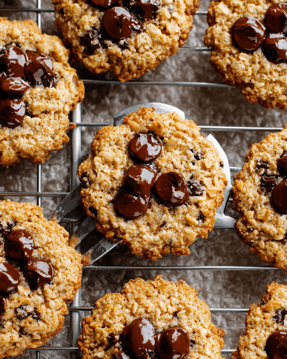 Flourless Chocolate Chip Cookies