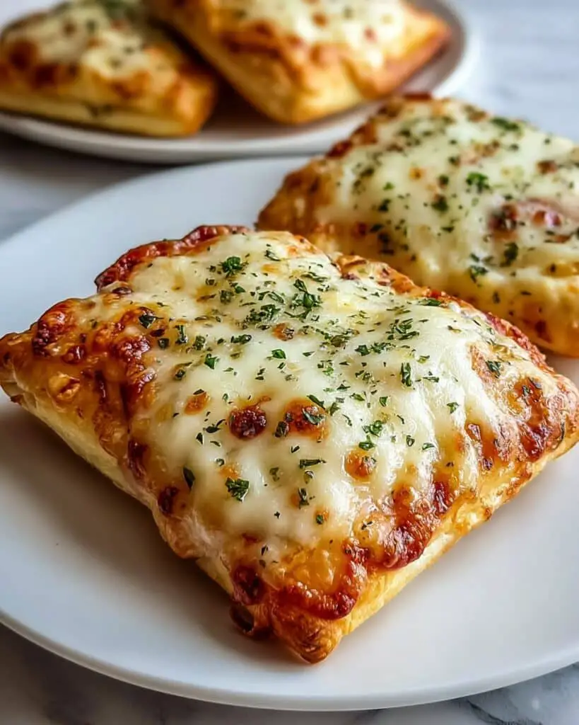 Homemade Easy Cheesy Pizza Pockets: Delightful Snack Awaits!