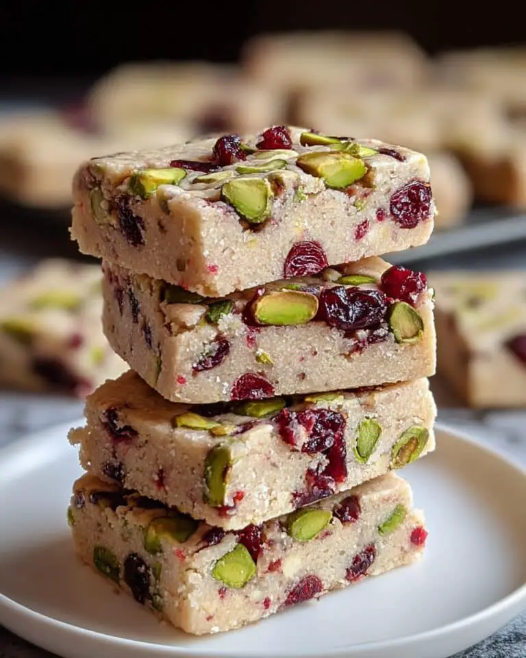 Cranberry Pistachio Shortbread Cookies Recipe