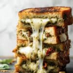 Sourdough Pesto Grilled Cheese Recipe