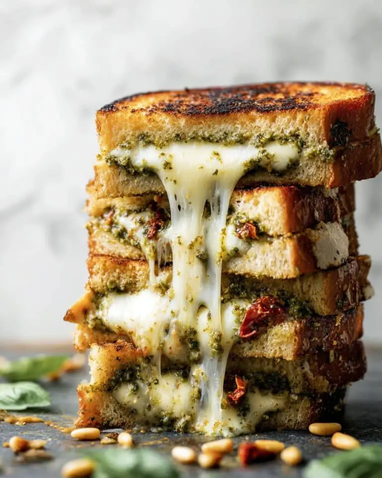 Sourdough Pesto Grilled Cheese Recipe
