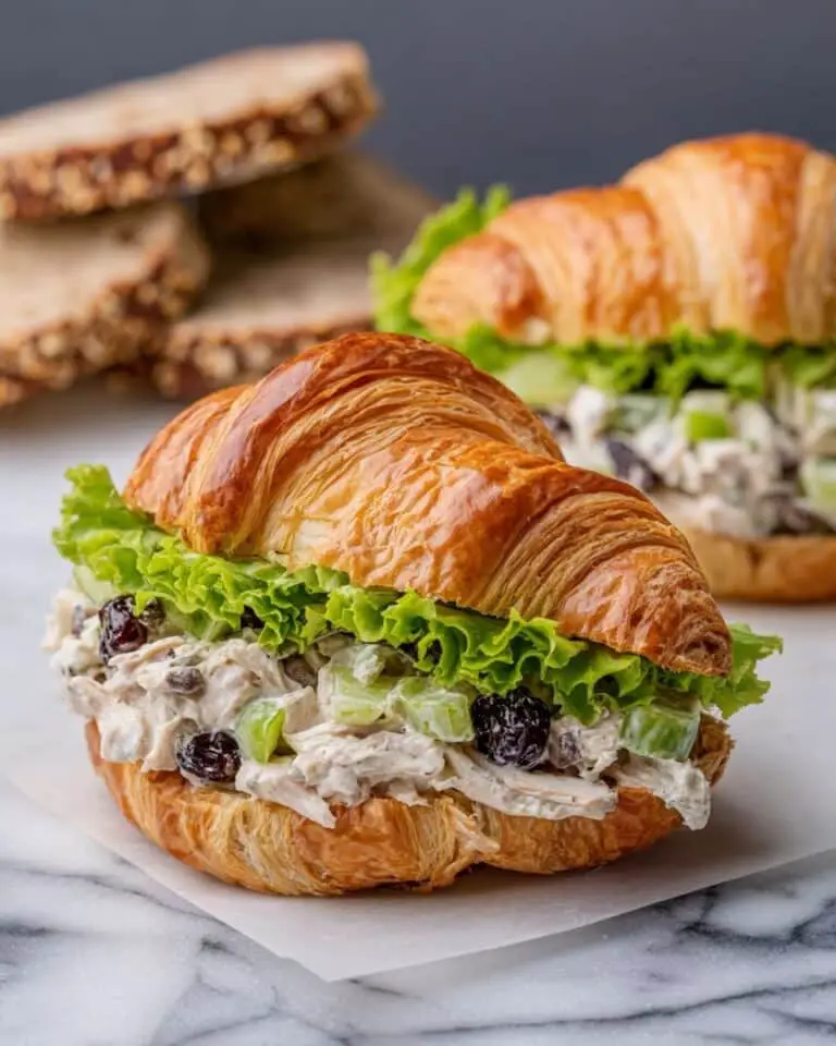 Chicken Salad Croissant Sandwich Recipe