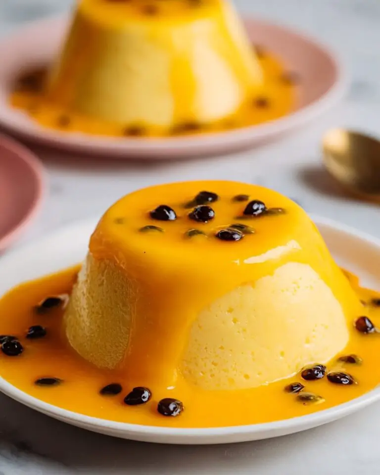 Passion Fruit Panna Cotta (No Gelatin) Recipe