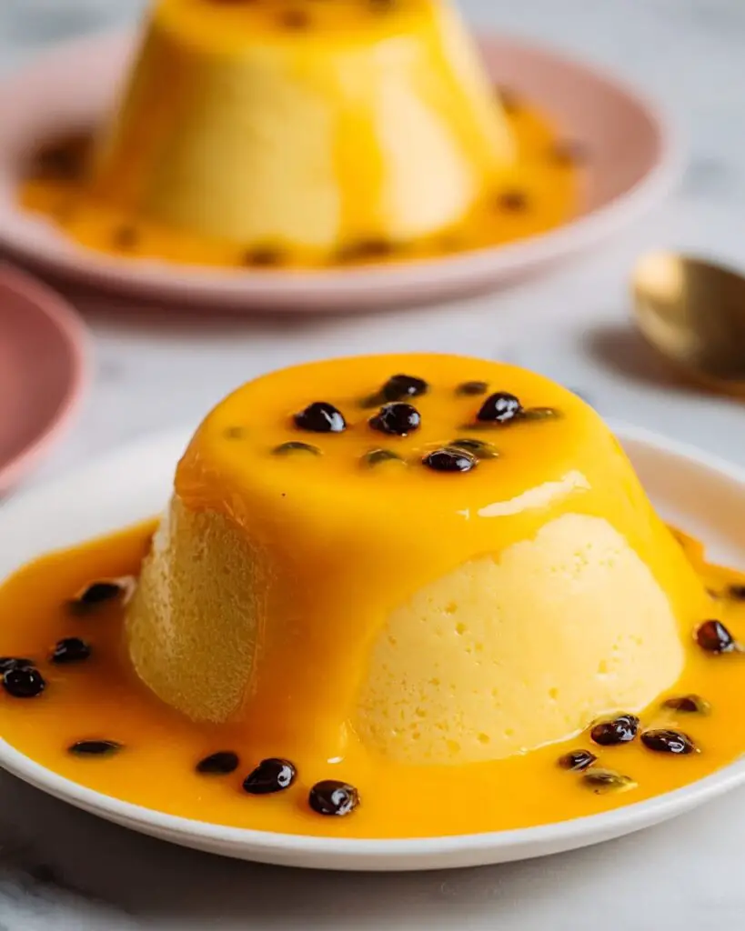 Passion Fruit Panna Cotta (No Gelatin) Recipe